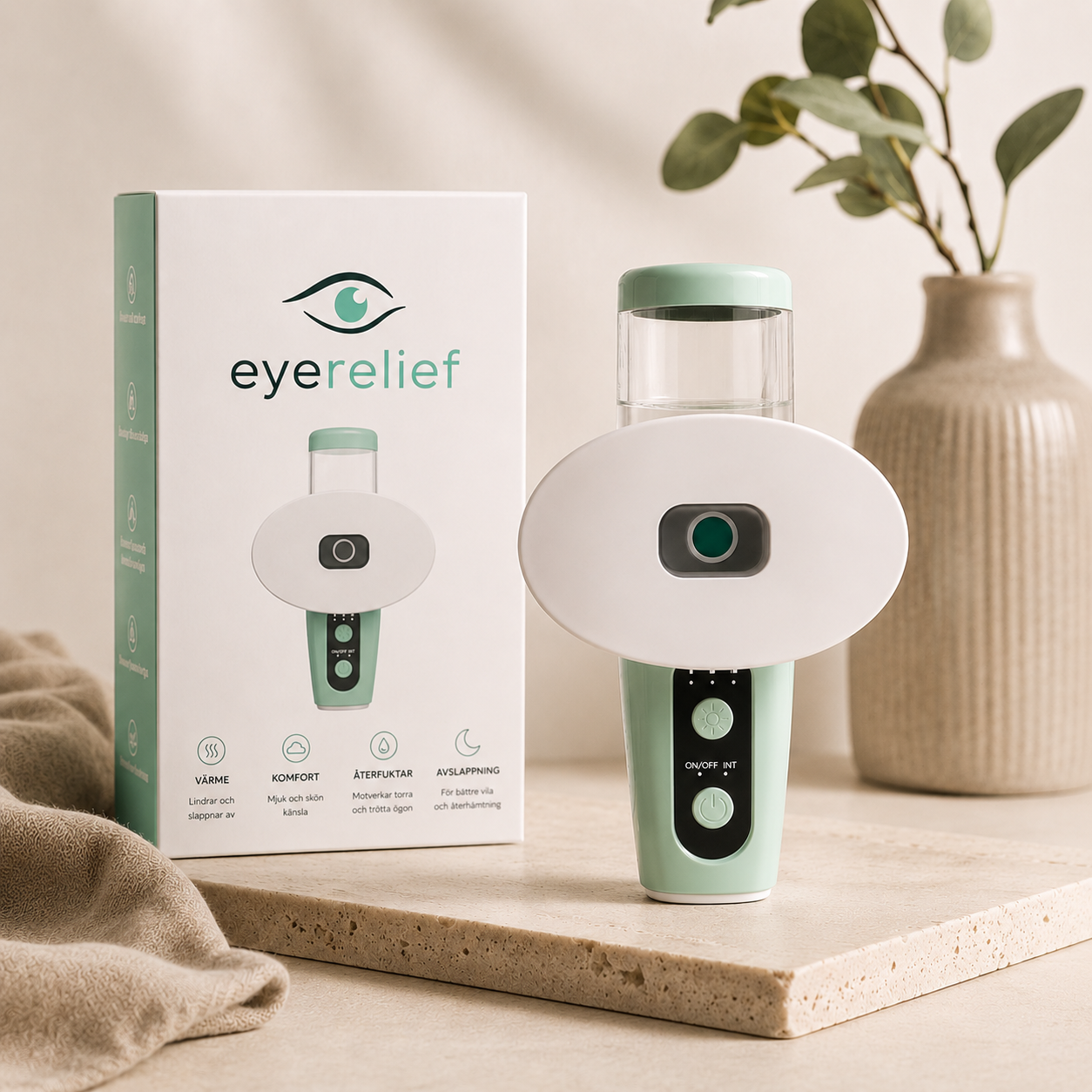 EyeRelief™ - Upplev friskare ögon utan ögondroppar